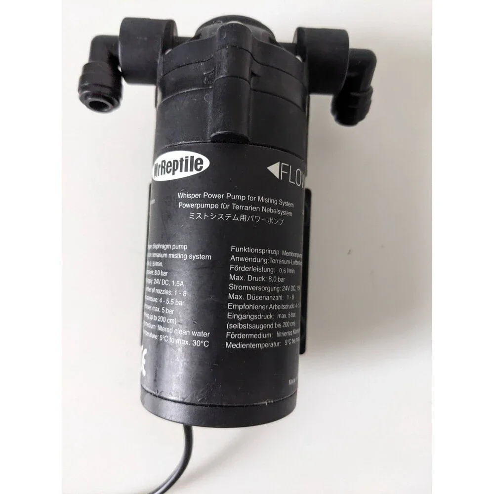 MRREPTILE Reptile Mister Pump ONLY Misting System Reptiles Terrarium - Untested